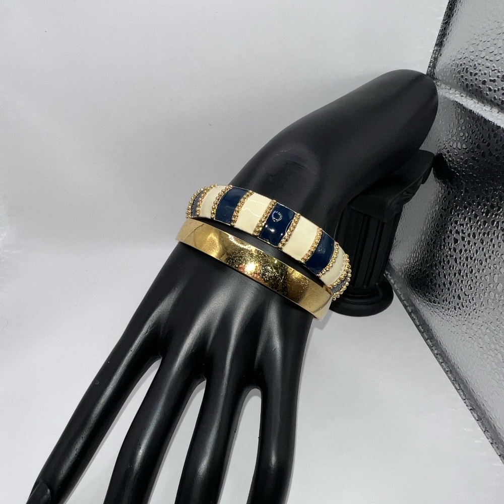 Two Kate Spade Bangles and Penguin Necklace Bundle